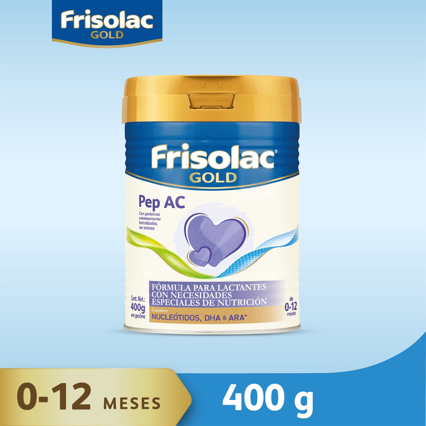 Frisolac Gold Pep A C (0 A 12 Meses) Lata Con 400 Gr