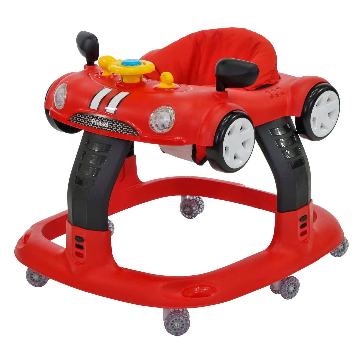 Prinsel, Andadera Auto Niño, Andadera para Bebe, De 6 a 18 Meses, Hasta 18 KG, Diseño Moderno
