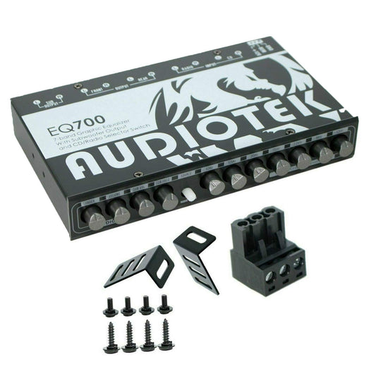 Ecualizador de Audio Audiotek AT-EQ700 Plata 7 Bandas para Coche