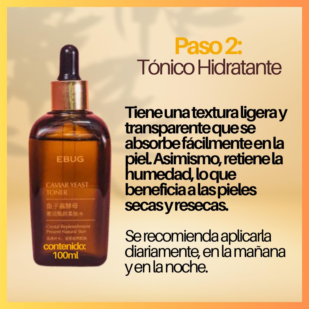 UNIVERSOENLÍNEA.COM Set 5 Piezas Cuidado Facial Caviar Yeast Moisturizing Kit Rutina Facial Coreana Completa Piel Reseca Extracto Caviar Acido Hialuronico Anti Arrugas Lineas de Expresion