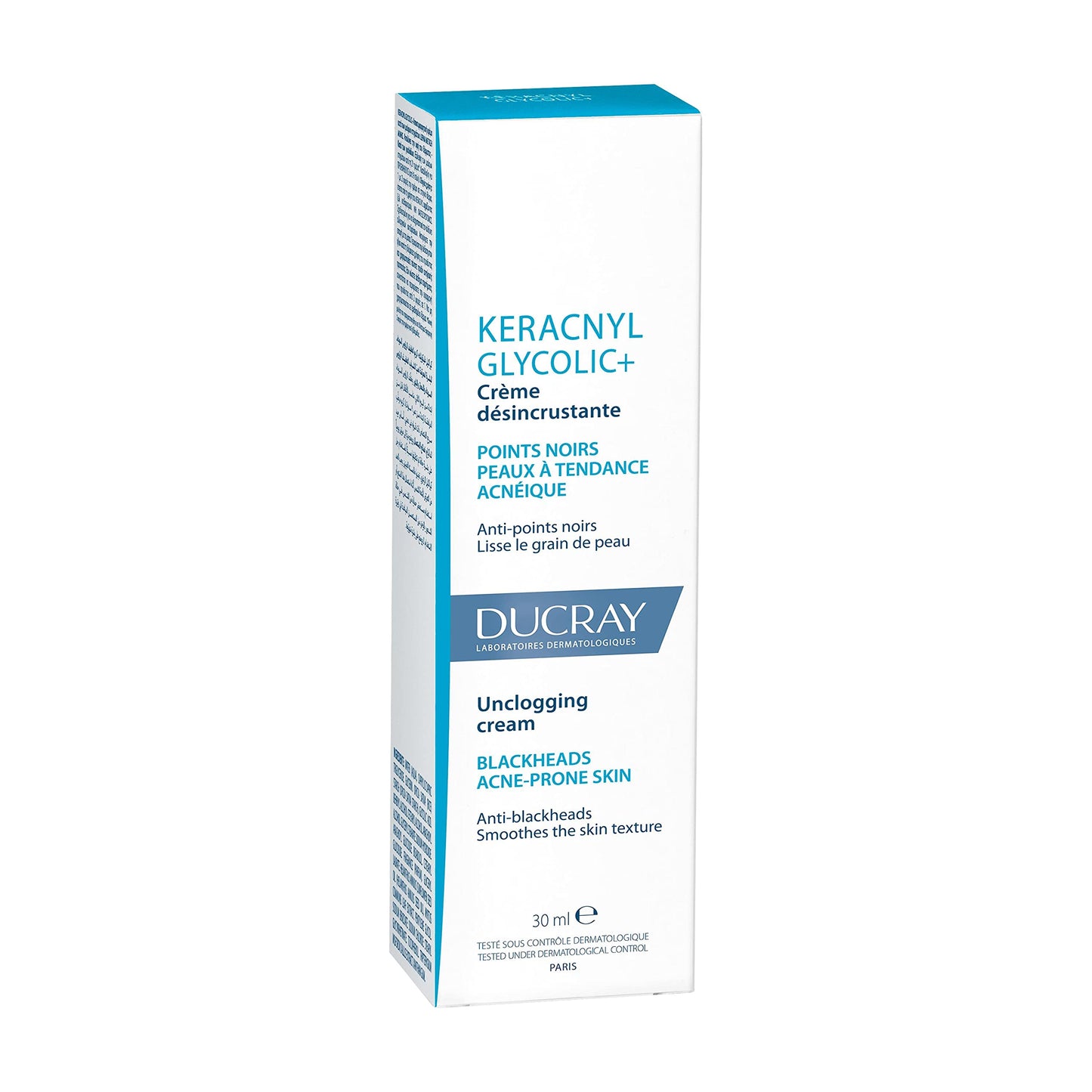 Ducray Keracnyl Glycolic+, Crema Anti Acné, Piel Grasa, 30ml
