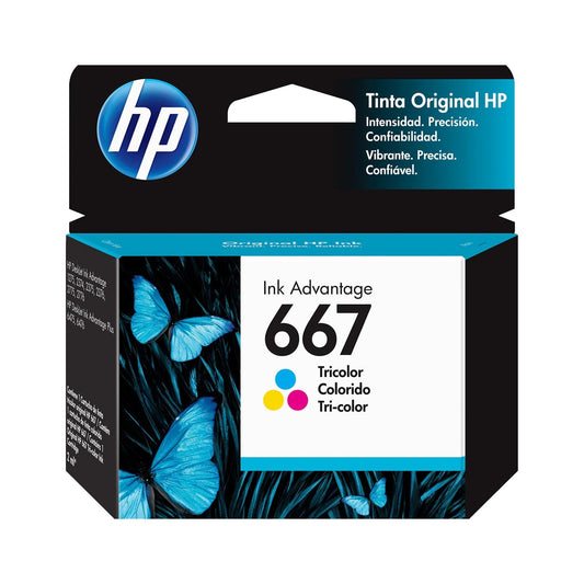 Cartucho de Tinta HP Tricolor Original para DeskJet Ink Advantage 1275, 2374, 2375, 2376, 2775, 2776, 6076, 6476