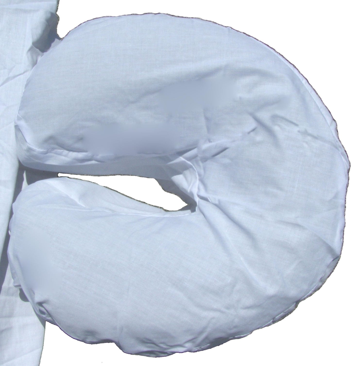 Funda Facial para Masaje Poly Cotton, Incluye 4 Pzas, Blanco
