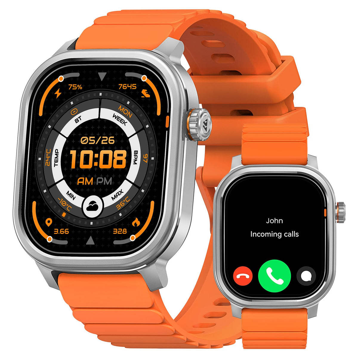 Reloj Inteligente KOSPET Pulse AMOLED Ultraligero Deportivo Bluetooth IP68 Impermeable 25 Días de Batería