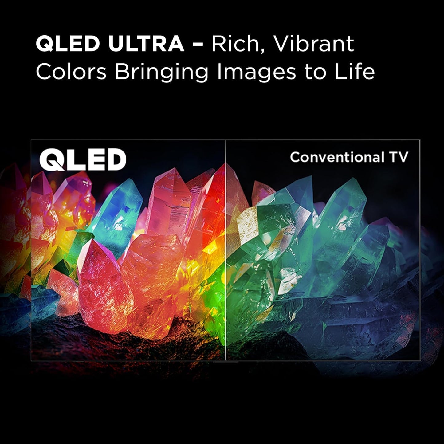 Televisor QLED 4K TCL 65 Pulgadas Negro con Dolby Vision y Atmos HDR 240 Hz Smart TV Google TV Control por Voz