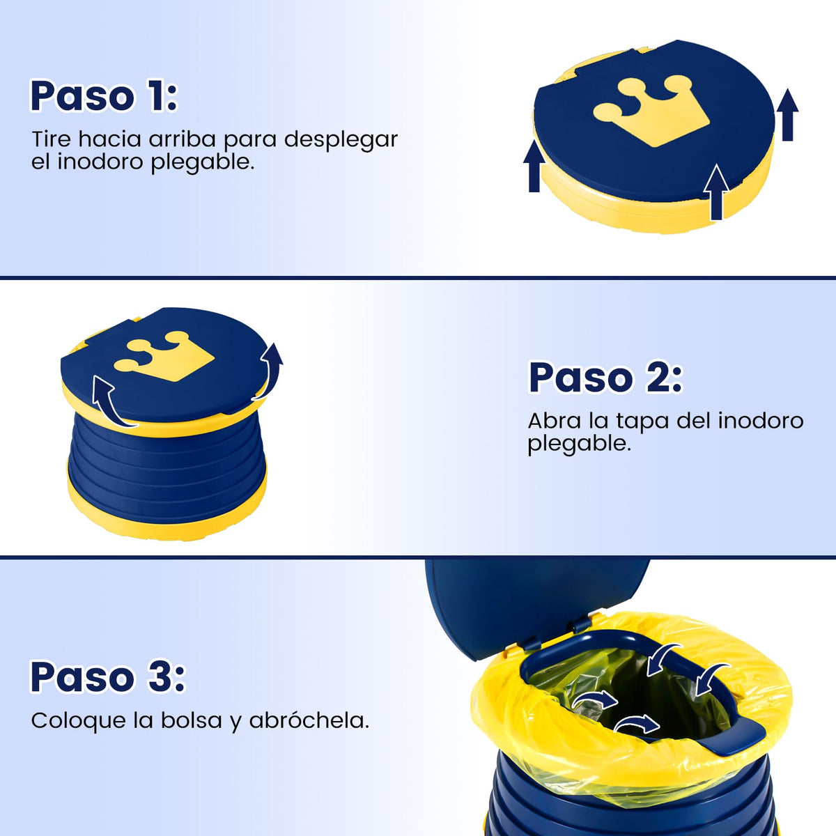 Orinal de Viaje Portátil para Niños, Asiento Entrenador Baño para Niños, Orinal Plegable para Niñas con 60 Bolsa deAlmacenamiento, Portátil Orinal de Emergencia para Viajes, Camping, InterioryExterior