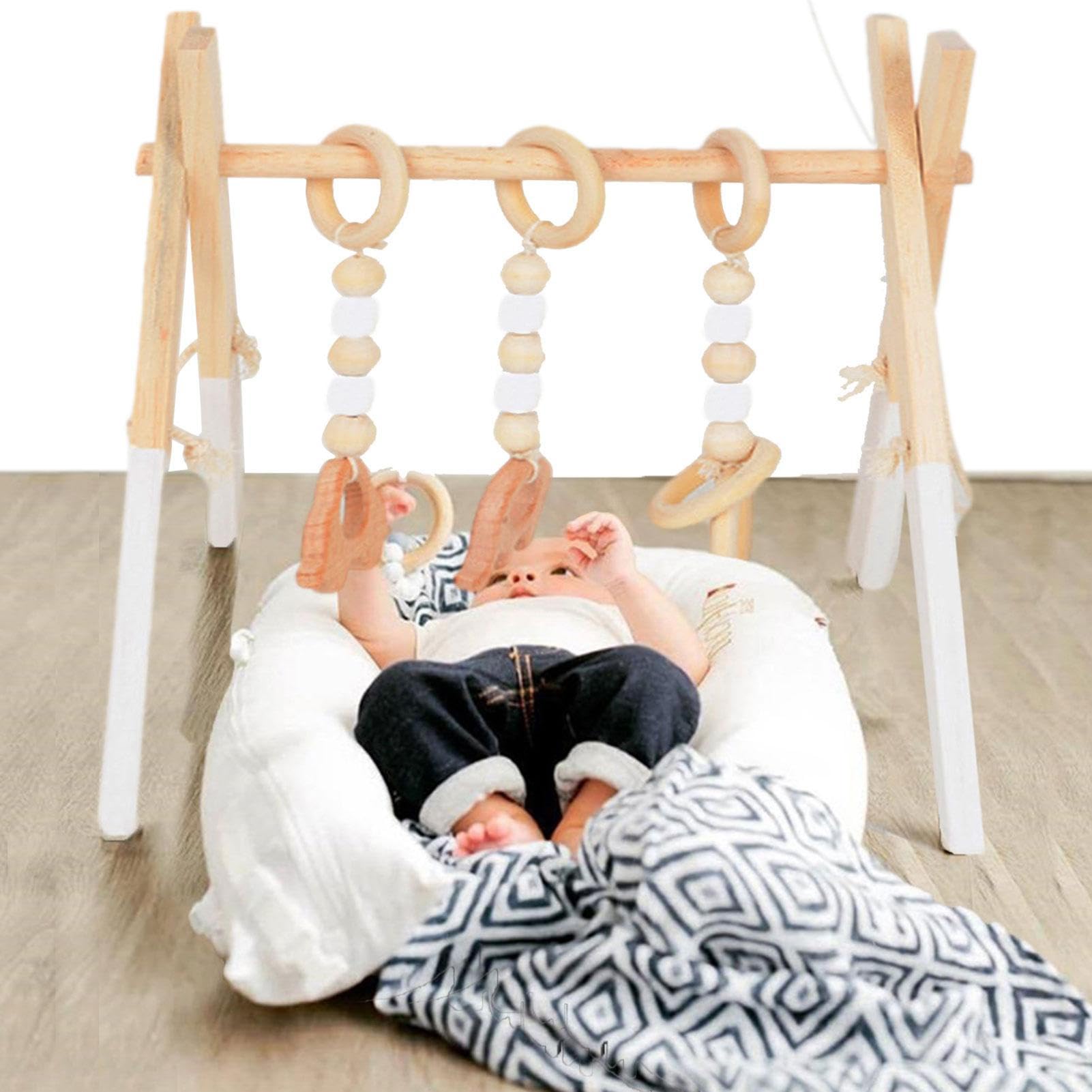 Gimnasio de Actividades Shakven Madera Plegable para Niños Pequeños