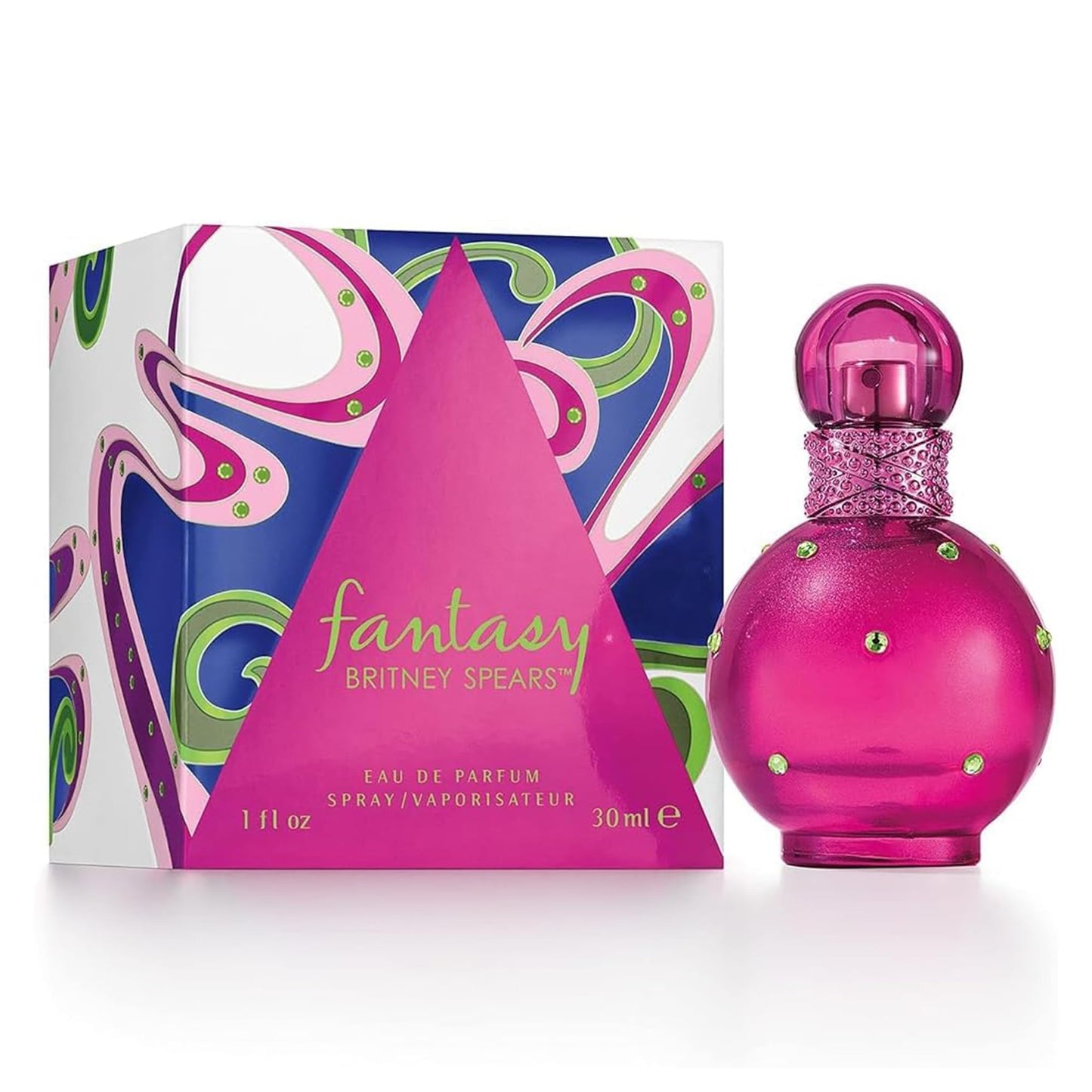 BRITNEY SPEARS - Fantasy Eau de Parfum Mujer 100 ml, Fragancia Floral Frutal Gourmand, Notas de Kiwi y Chocolate Blanco, Perfume Dulce y Seductor, Aroma Juvenil y Envolvente, Colonia Original