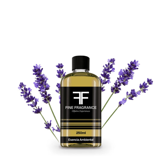 Fine Fragrance, Esencia para difusor aroma Lavanda, 250ml, ultra concentrada para uso exclusivo en difusores profesionales y aromaterapia