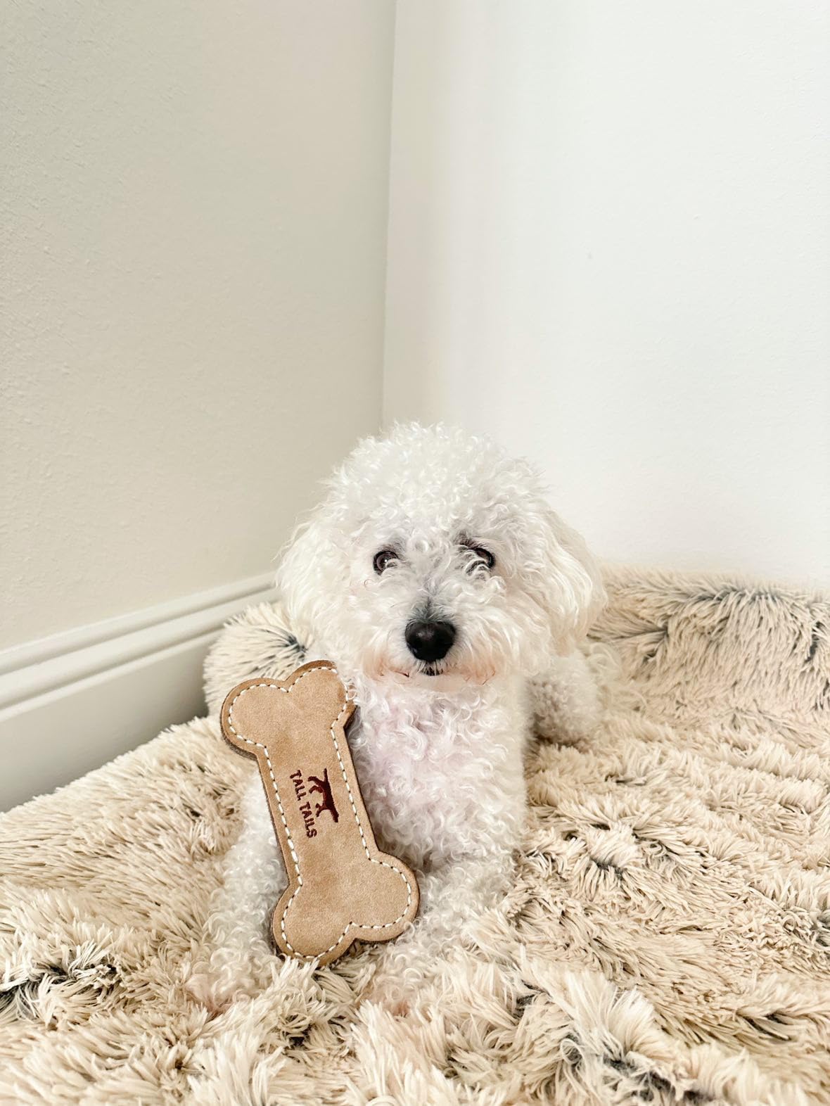 Hueso de Cuero Natural Tall Tails 15,24 cm para Perro