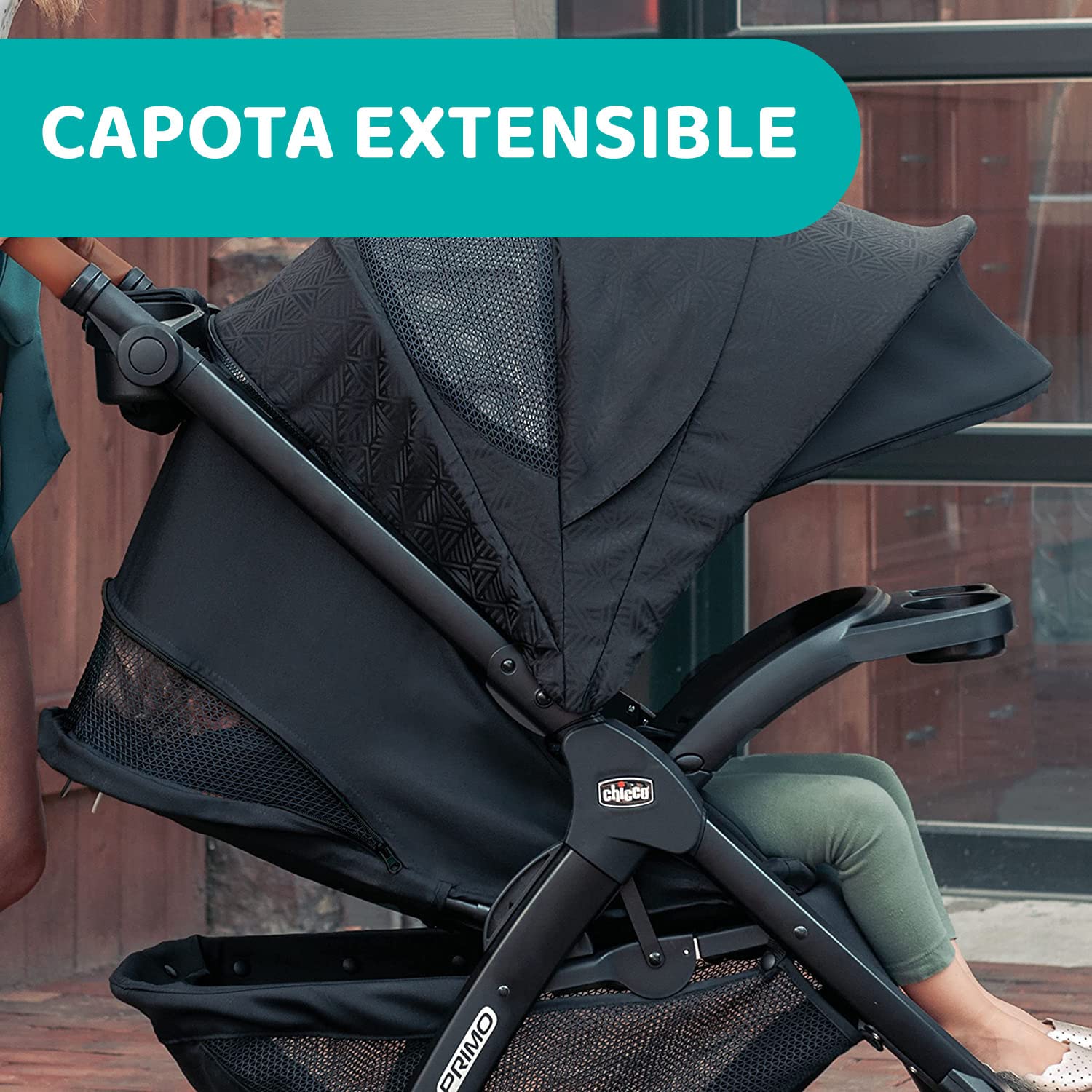 CHICCO, Carriola Modular Bravo Primo Springhill, Con Autoasiento Premium 3 en 1