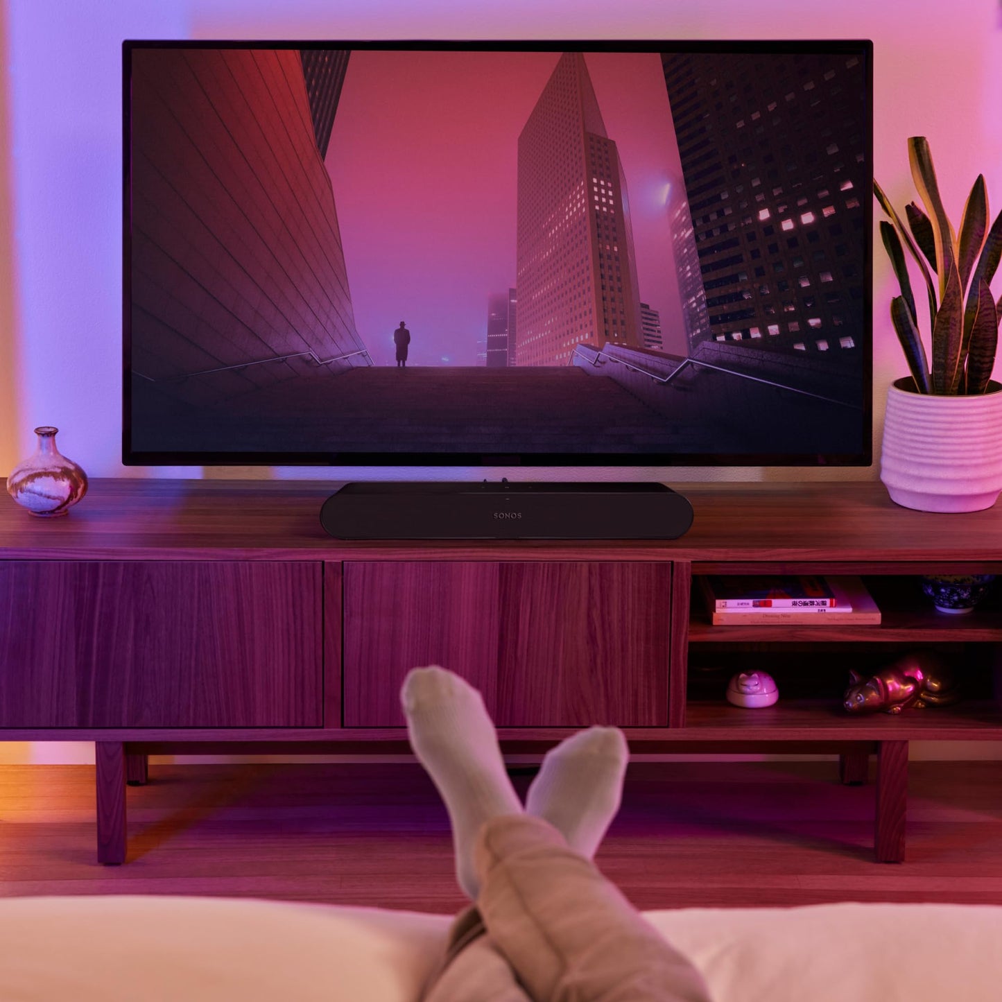 Sonos Ray Barra de Sonido Esencial, para TV, Música y Videojuegos - Negro