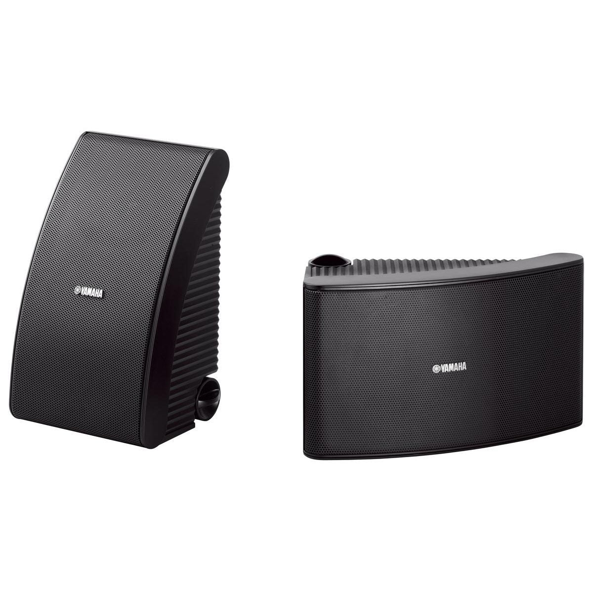 Bocinas Yamaha Negras de 2 Vías Tabletop/Bookshelf 6.5 Pulgadas Conexión por Cable