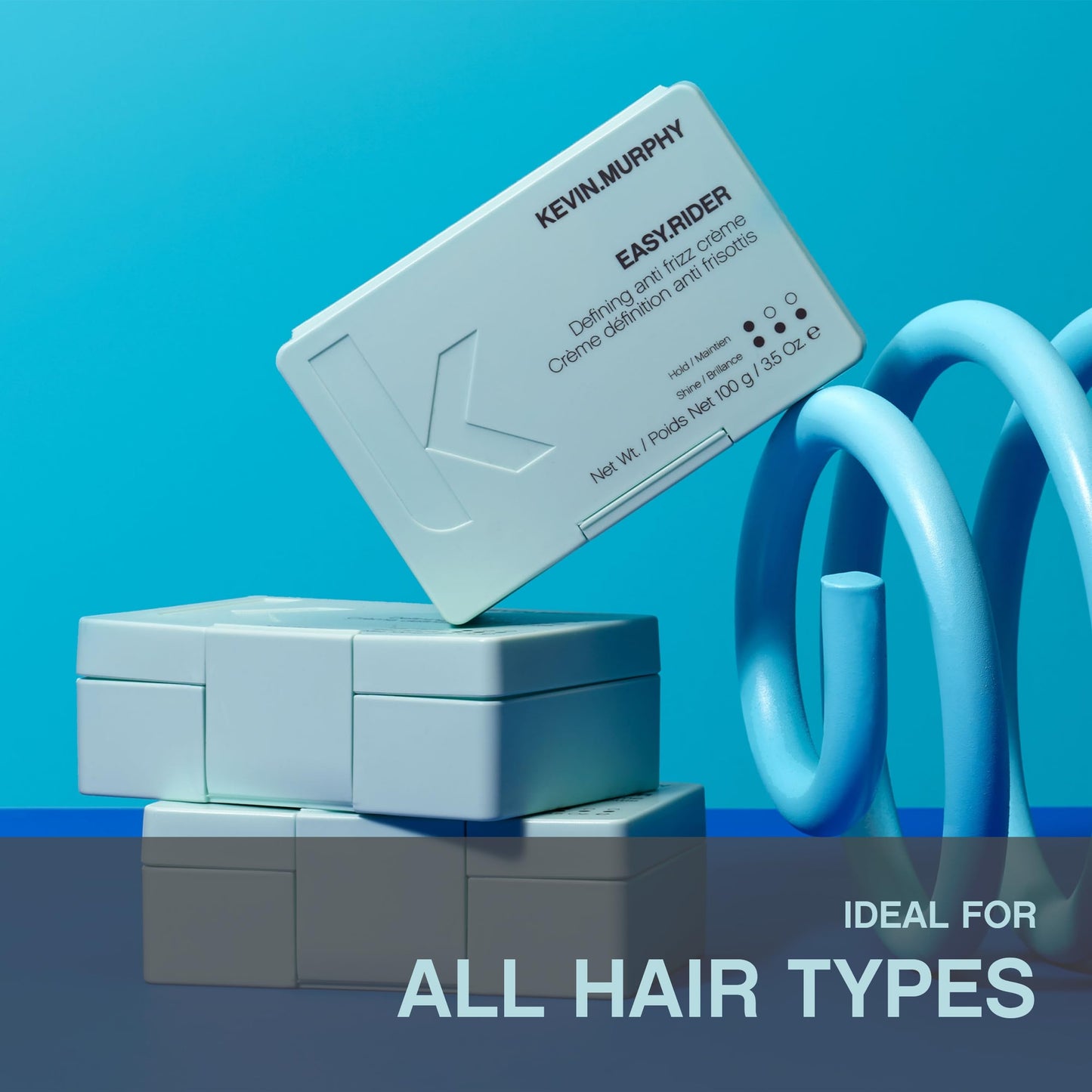 Kevin Murphy Easy Rider Anti Frizz Flexible Hold Cream, 3.4 Ounces