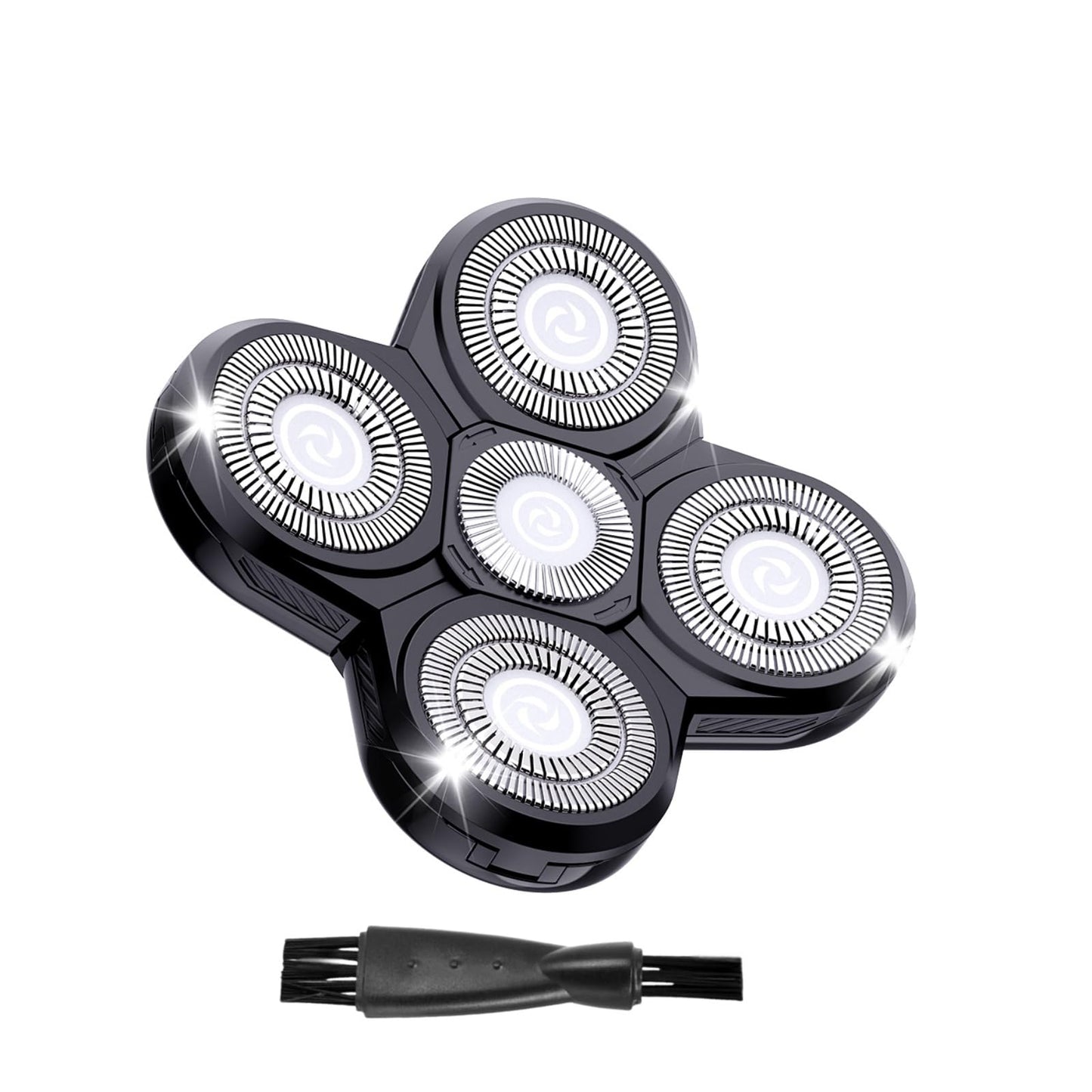 Accesorios de afeitadora universales de 5 cabezales para afeitadora eléctrica, afeitadora flotante, un mejor regalo para hombres, conector triangular