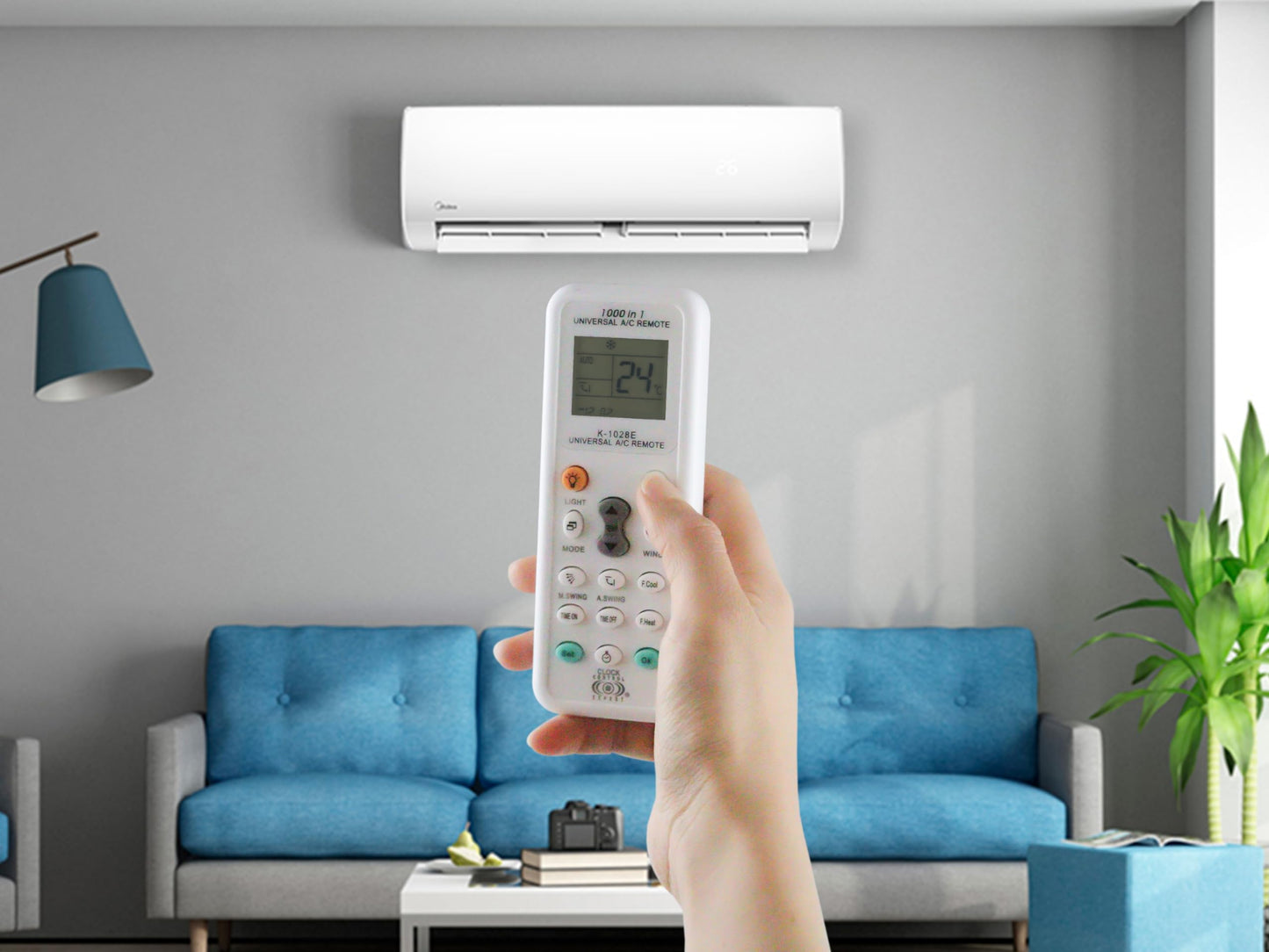 CONTROL EXPERT Control Universal Aire Acondicionado Minisplit Mirage LG Midea Mabe Prime Todas Las Marcas