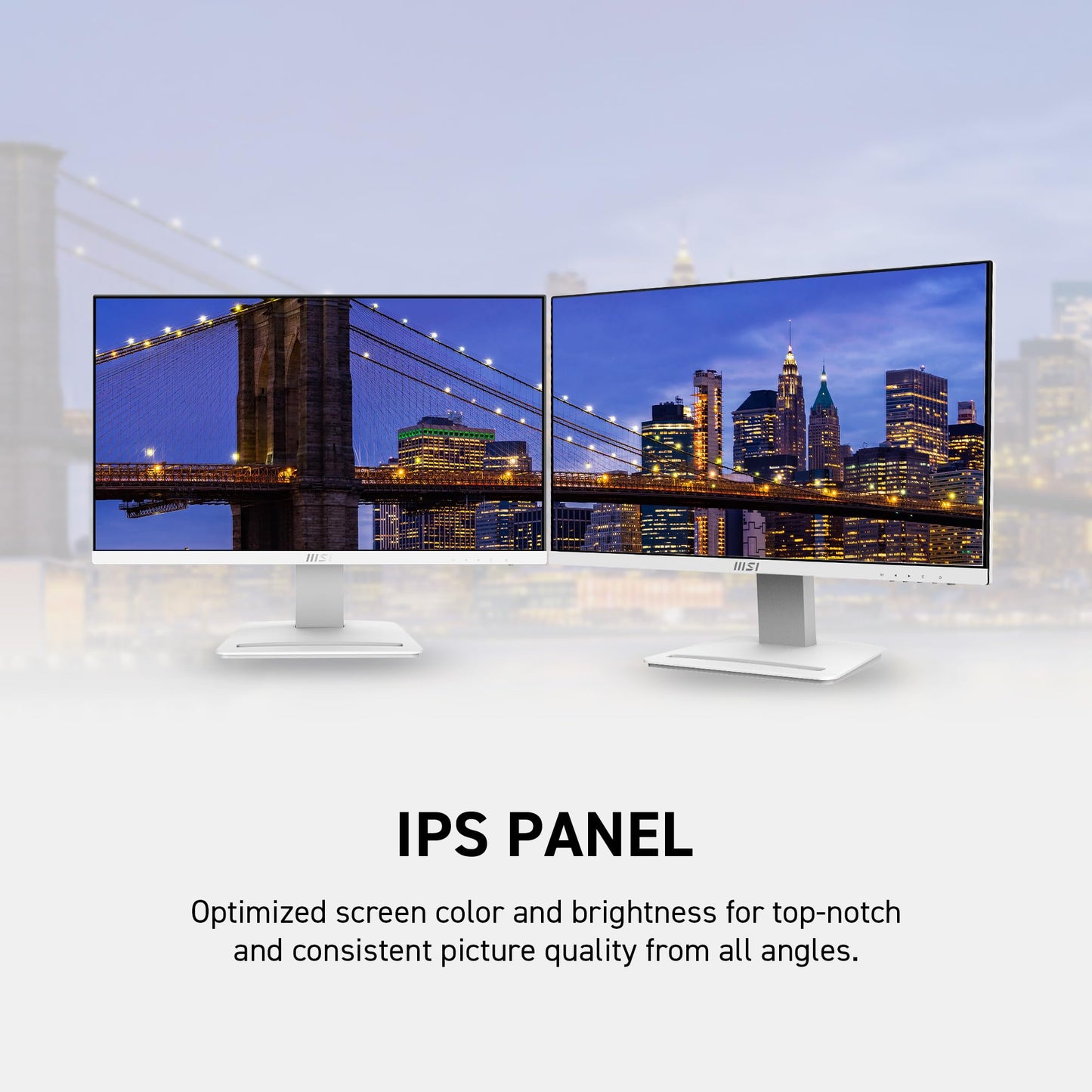 MSI IPS FHD de 24 Pulgadas (1920 x 1080) no Deslumbrante con Bisel súper Estrecho 100HZ 1ms 16:9 con Soporte de inclinación (Pro MP243XW)