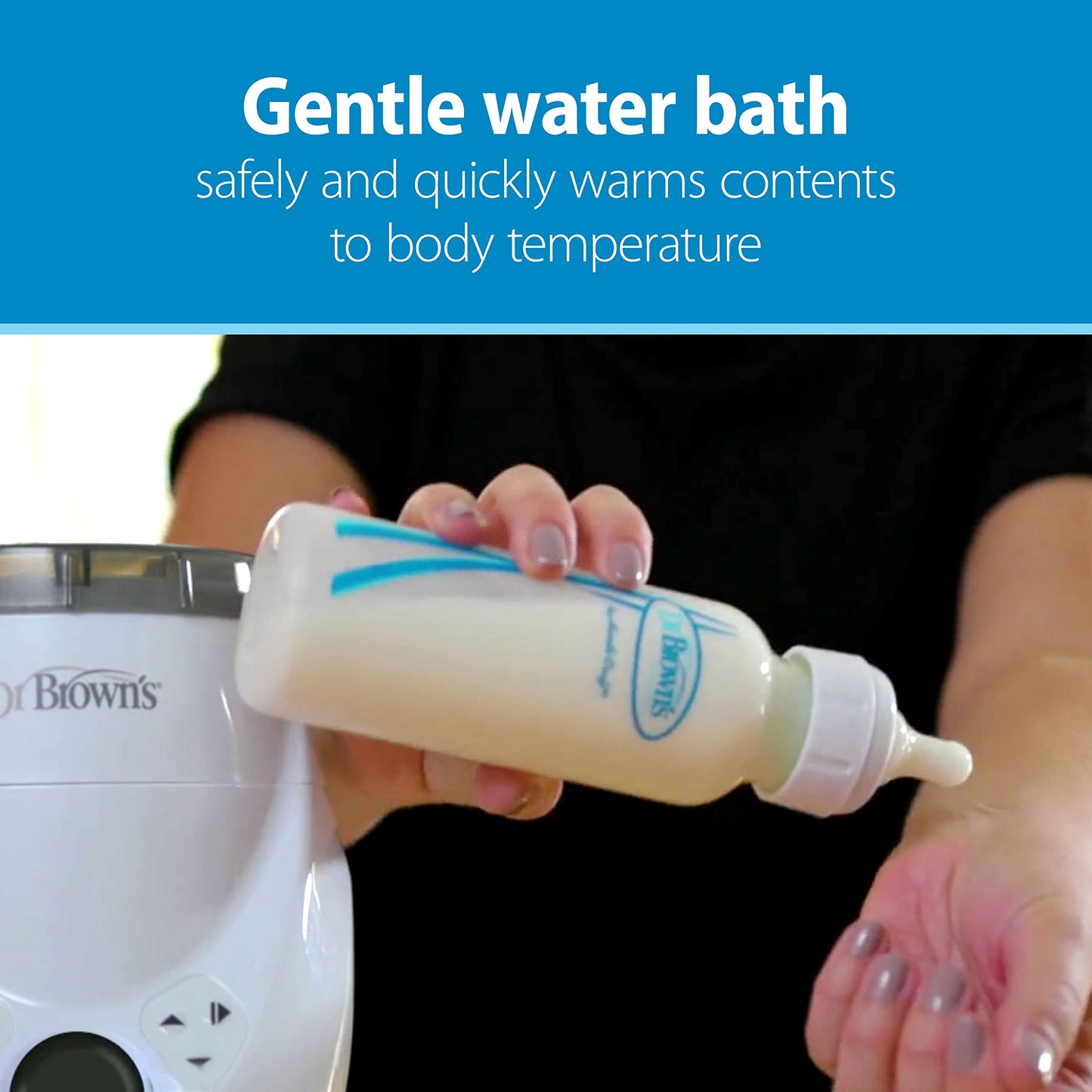 Calentador de Leche Materna y Biberones Dr. Brown's Natural Flow MilkSPA Uniforme y Consistente