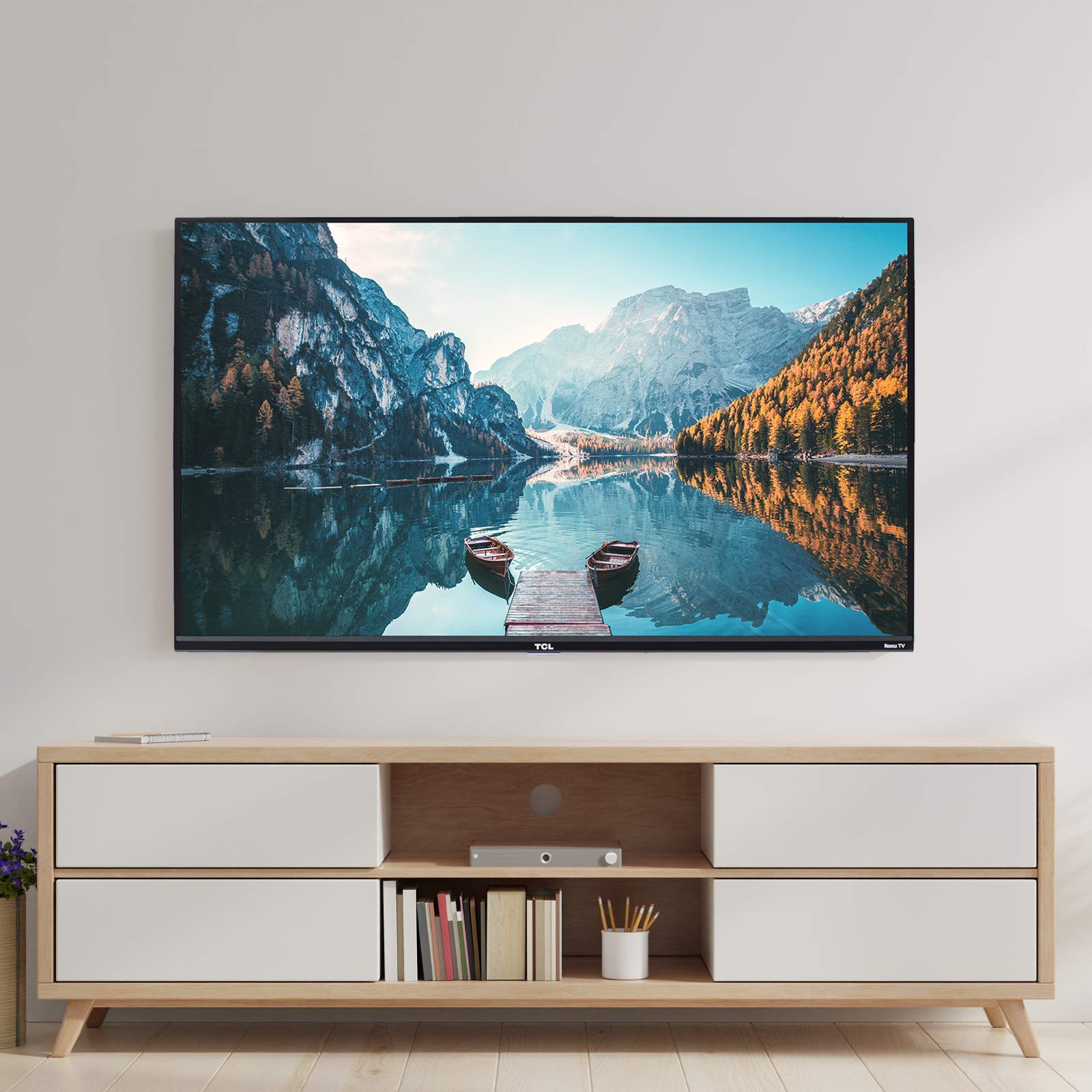 Pantalla HD Smart TV LED TCL 32'' Negro con Roku TV 2020