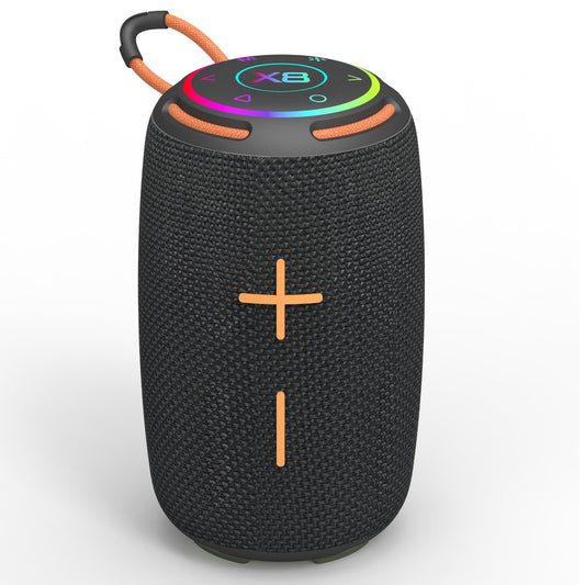 Altavoz Bluetooth Portátil PJGCWB Negro IPX7 Impermeable con Subwoofer para Hogar y Fiesta