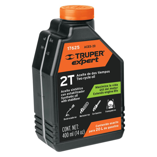 Aceite Sintético para Motor Truper 2T 16 oz