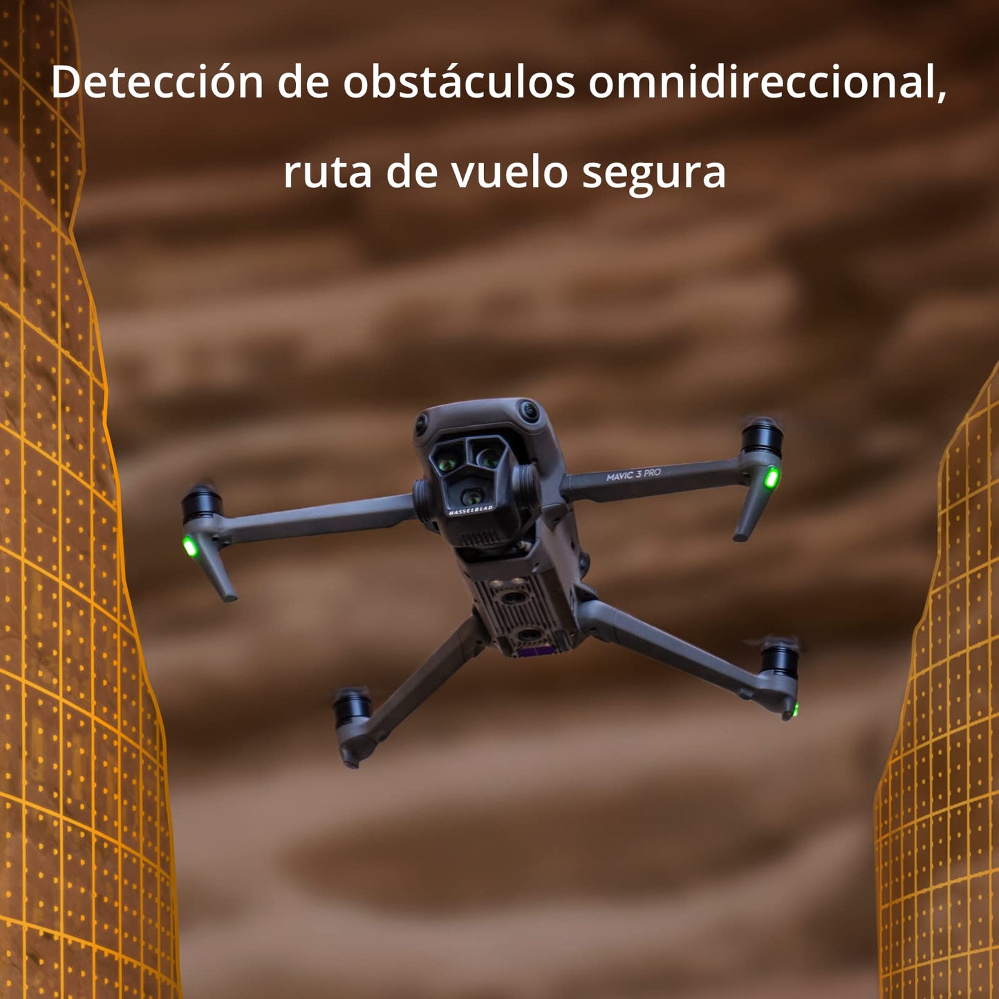 DJI Mavic 3 Pro con DJI RC (control remoto con pantalla), dron insignia de tres cámaras con cámara Hasselblad con CMOS 4/3, 43 min de tiempo de vuelo y transmisión de vídeo HD a 15 km