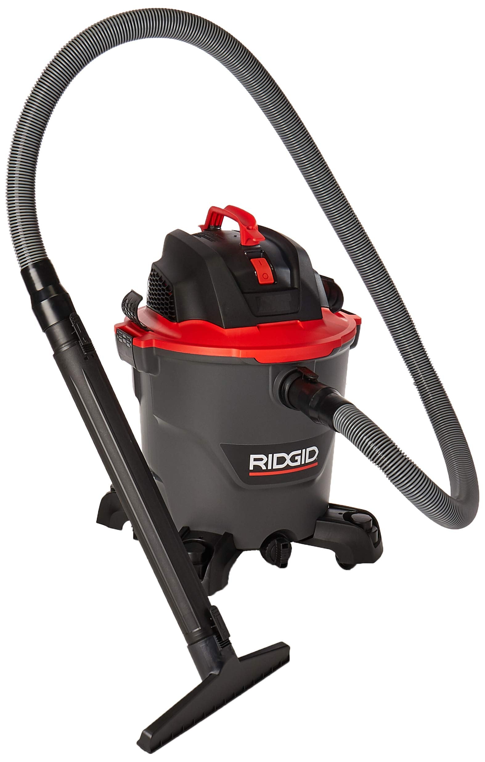 Aspiradora de Sólidos y Líquidos Ridgid Negro Rojo 5 HP 12 Galones