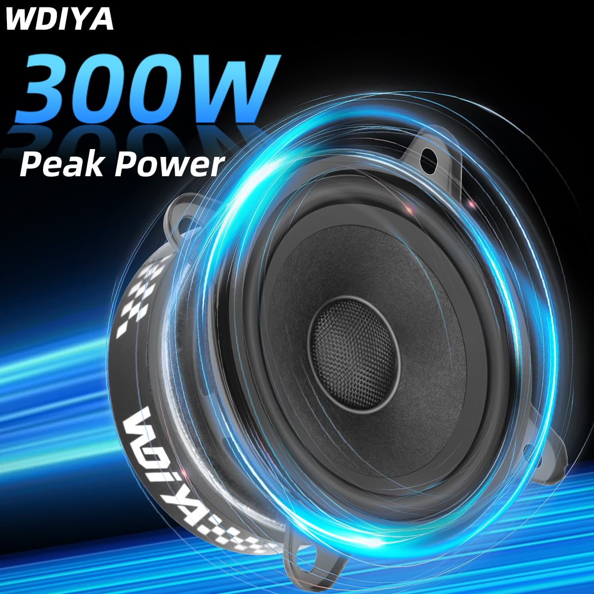 Altavoz de Coche WDiYA Fibra de Lana Sonido Envolvente Alta Fidelidad 300 W 4 Ohmios