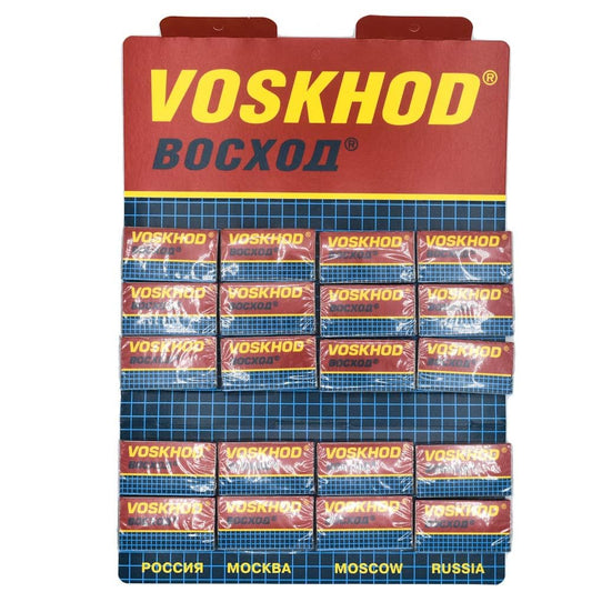 Voskhod Double Edge Razor Blades 100 Pak by Rapira