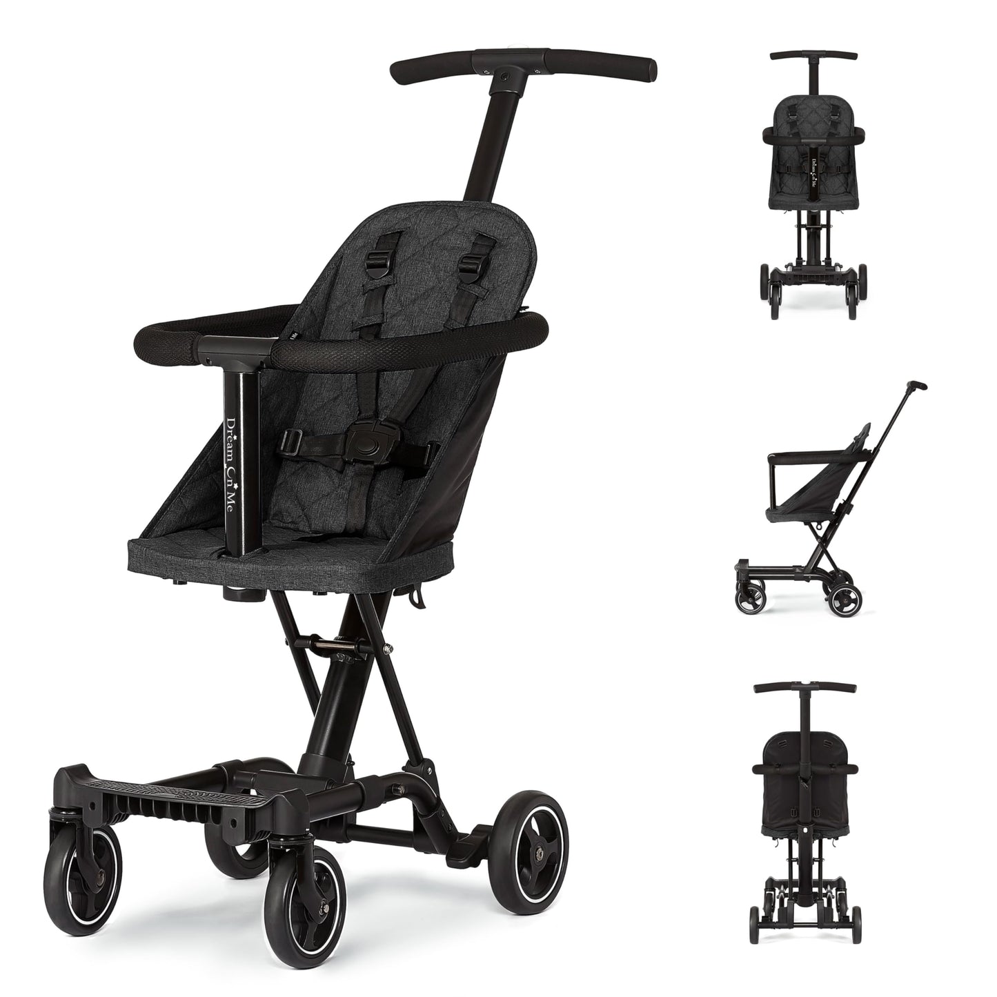 Cochecito y Silla de Paseo Dream On Me Negro Universal Coast