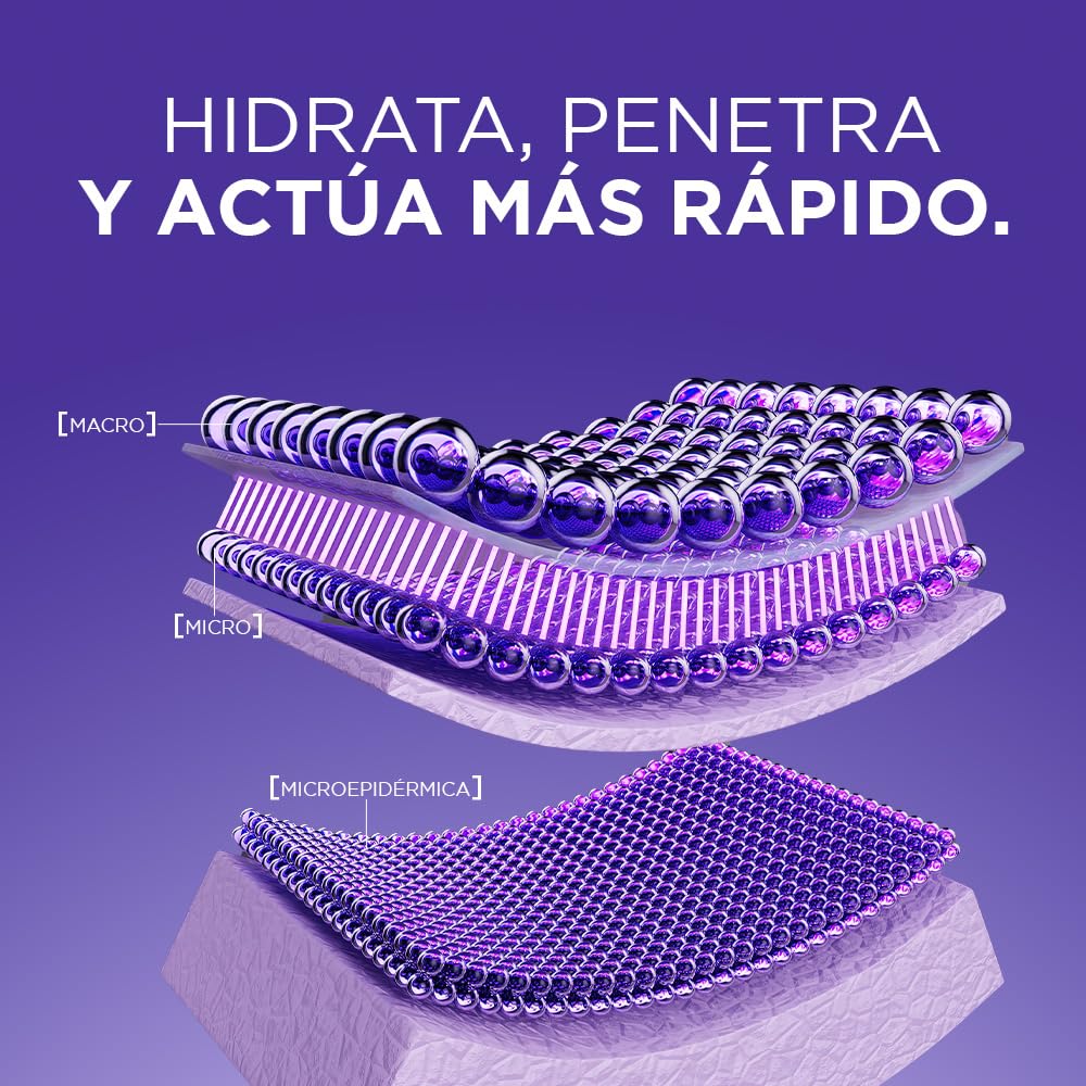 L'Oréal Paris Sérum Rostro Revitalift Ácido Hialurónico hidrata intensamente y rellena líneas de expresión, 30ml