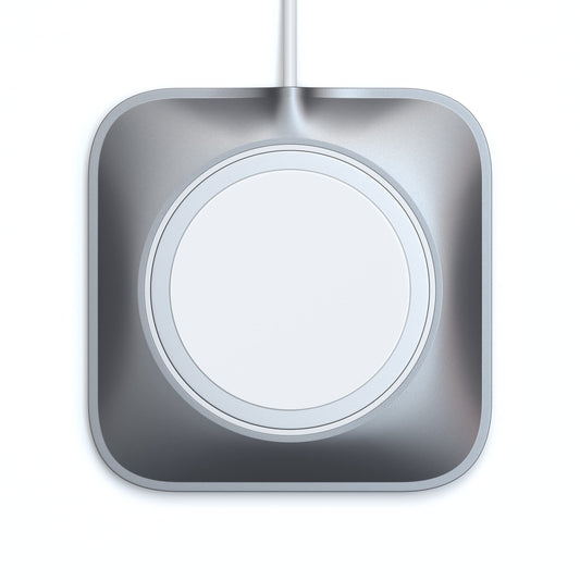 SATECHI Puerto de Aluminio para Cargador MagSafe - Cargador No Incluido - para iPhone 14 Pro Max/14 Pro/14/14 Plus, iPhone 13 Pro Max/13 Pro/13 Mini/13, iPhone 12 Pro Max/12 Pro/12 Mini/12