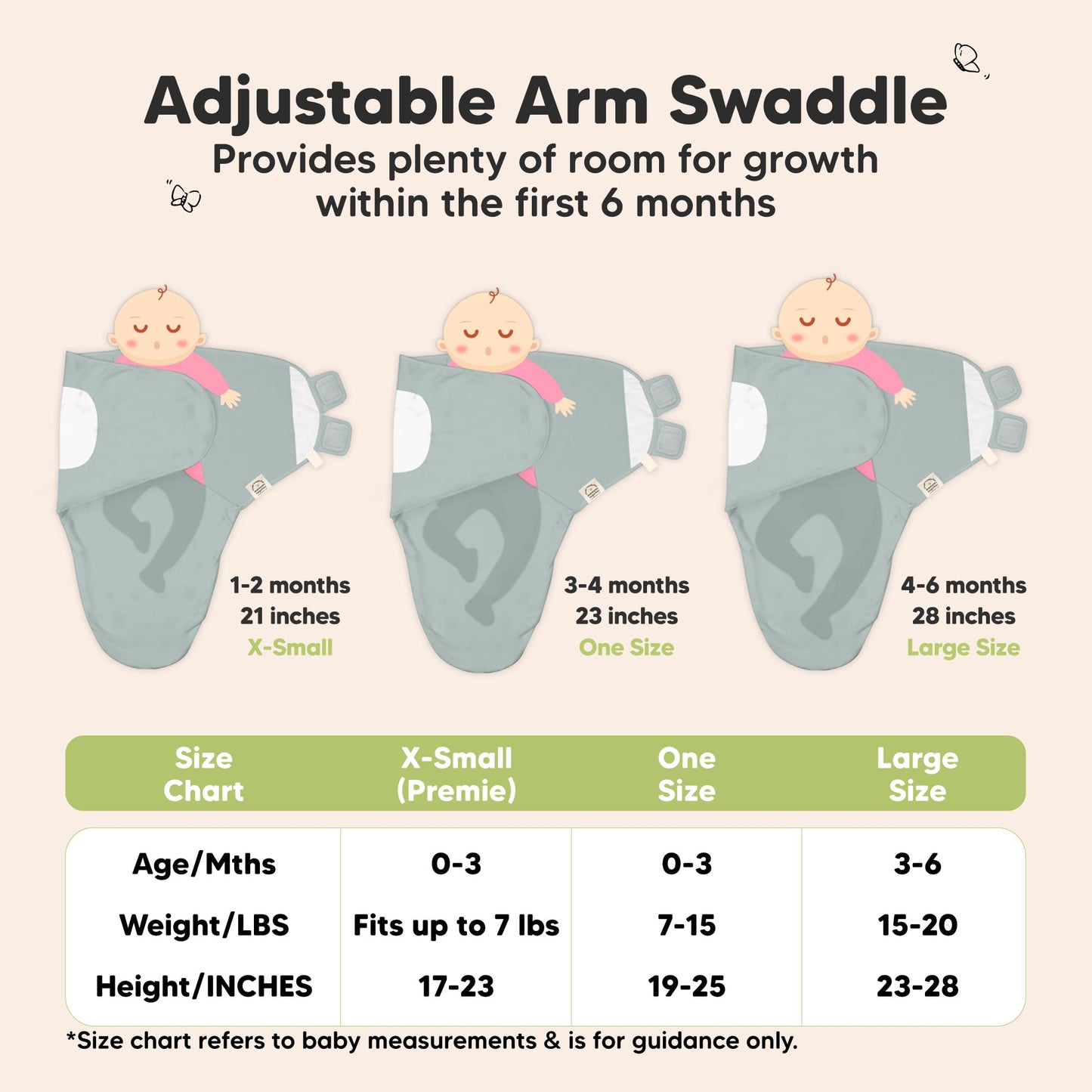 KeaBabies Paquete de 3 paños Soothe Zippy (Slate, OS)
