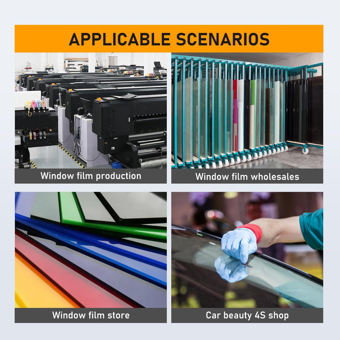 Medidor de Tinte Labs Automotriz Digital de Ventanas Laterales con Calibración Automática y Detección 3 en 1 VL Película Solar
