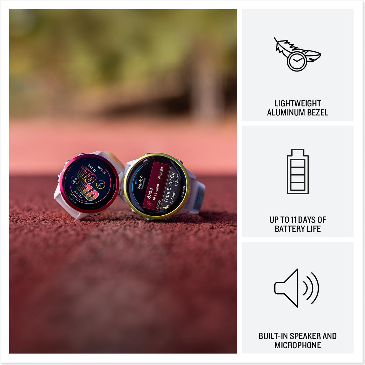 Reloj Inteligente Garmin Forerunner 570 Imperial Purple Indigo con GPS Avanzado para Correr y Triatlón