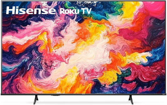 Hisense Television Smart TV de 50 Pulgadas Class 4K Ultra HD (2160P) HDR Roku Smart LED TV HDR, Wi-Fi de Doble Banda, Motion Rate120 50R6E5 Funciona con Alexa y Asistente Google