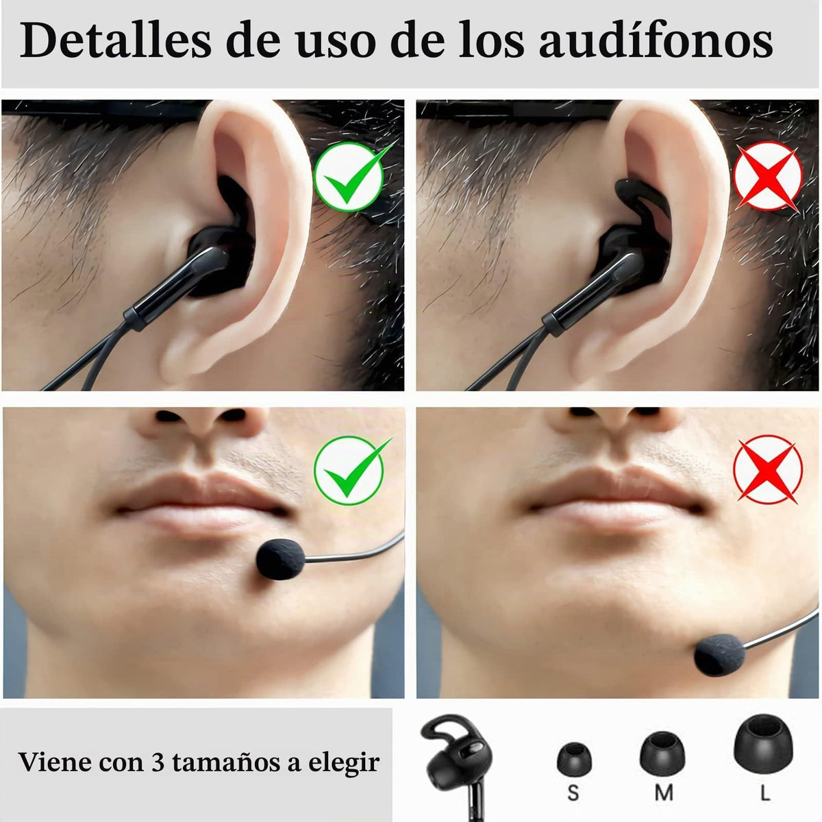 Auriculares de Árbitro GaiRen USB C para Voleibol, Fútbol y Balonmano (Paquete de 4)