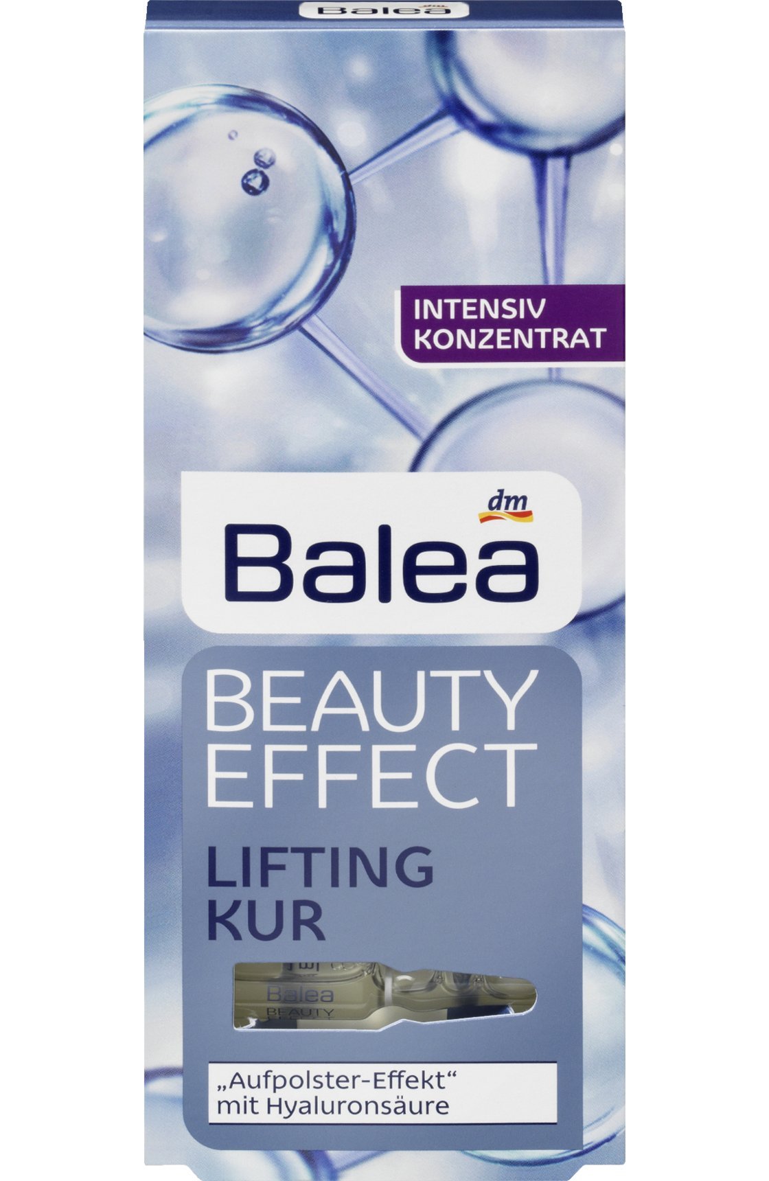 Balea Beauty Effect Lifting Treatment Ampoules With Hyaluronic Acid 7 x 1 ml MADE IN GERMANY by Balea