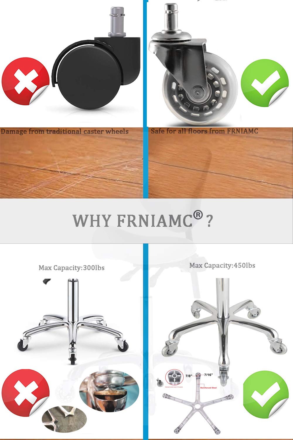 FRNIAMC - Taburete profesional con ruedas ergonómico giratorio de altura ajustable para clínica, dentista, salón de belleza, tatuaje, oficina en casa (verde)