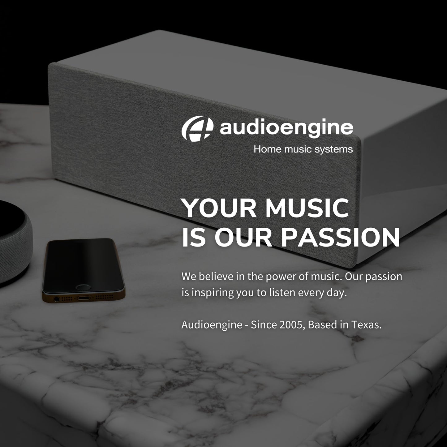 Audioengine A2 AIO Altavoz de estantería Bluetooth inalámbrico portátil con aptX HD