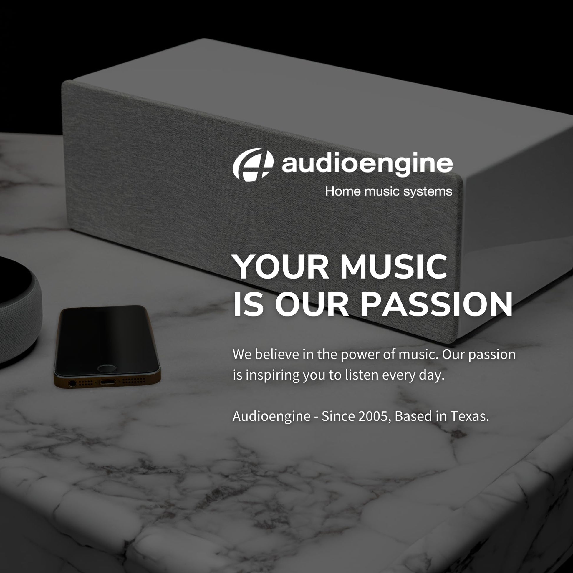 Audioengine A2 AIO Altavoz de estantería Bluetooth inalámbrico portátil con aptX HD
