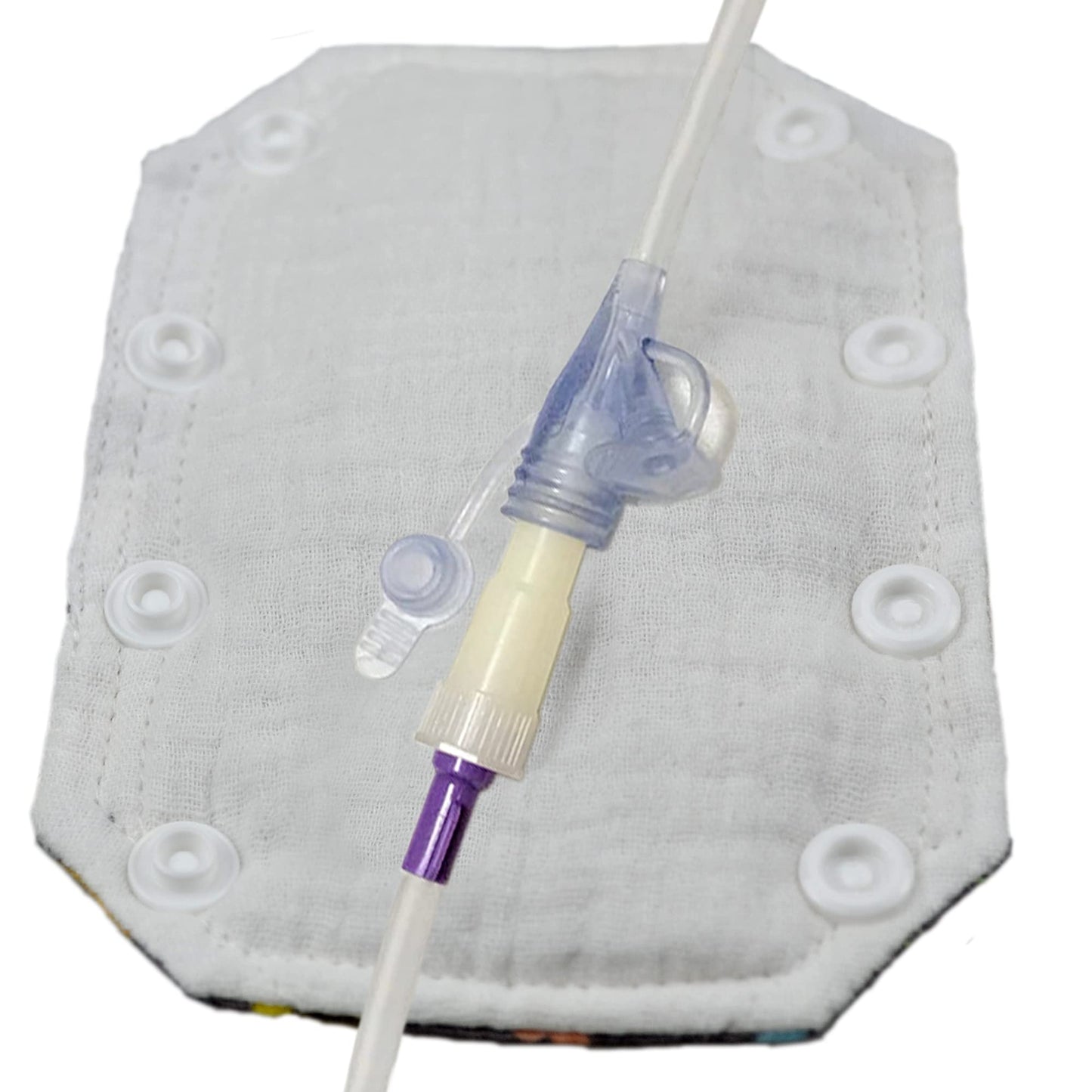 Paquete de 2 tapas de puerto de tubo de alimentación con tubo G PEG o tubo J para cubierta de conexión infantil