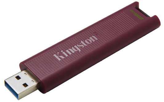Kingston USB DataTraveler MAX, Capacidad: 256GB, USB-A 3.2 Gen 2, Lectura: 1000MB/seg, Escritura: 900MB/seg, Numero de Parte: DTMAXA/256GB