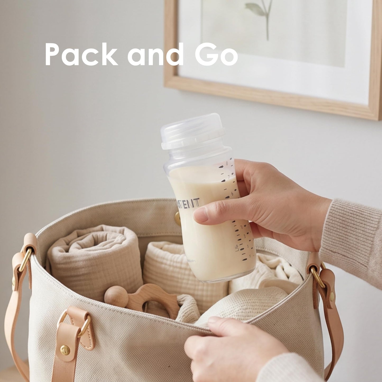 Maymom - Tapones de botella de viaje, tapas de repuesto compatibles con botellas naturales y anticólicos de Philips Avent (PP y vidrio) (transparente)