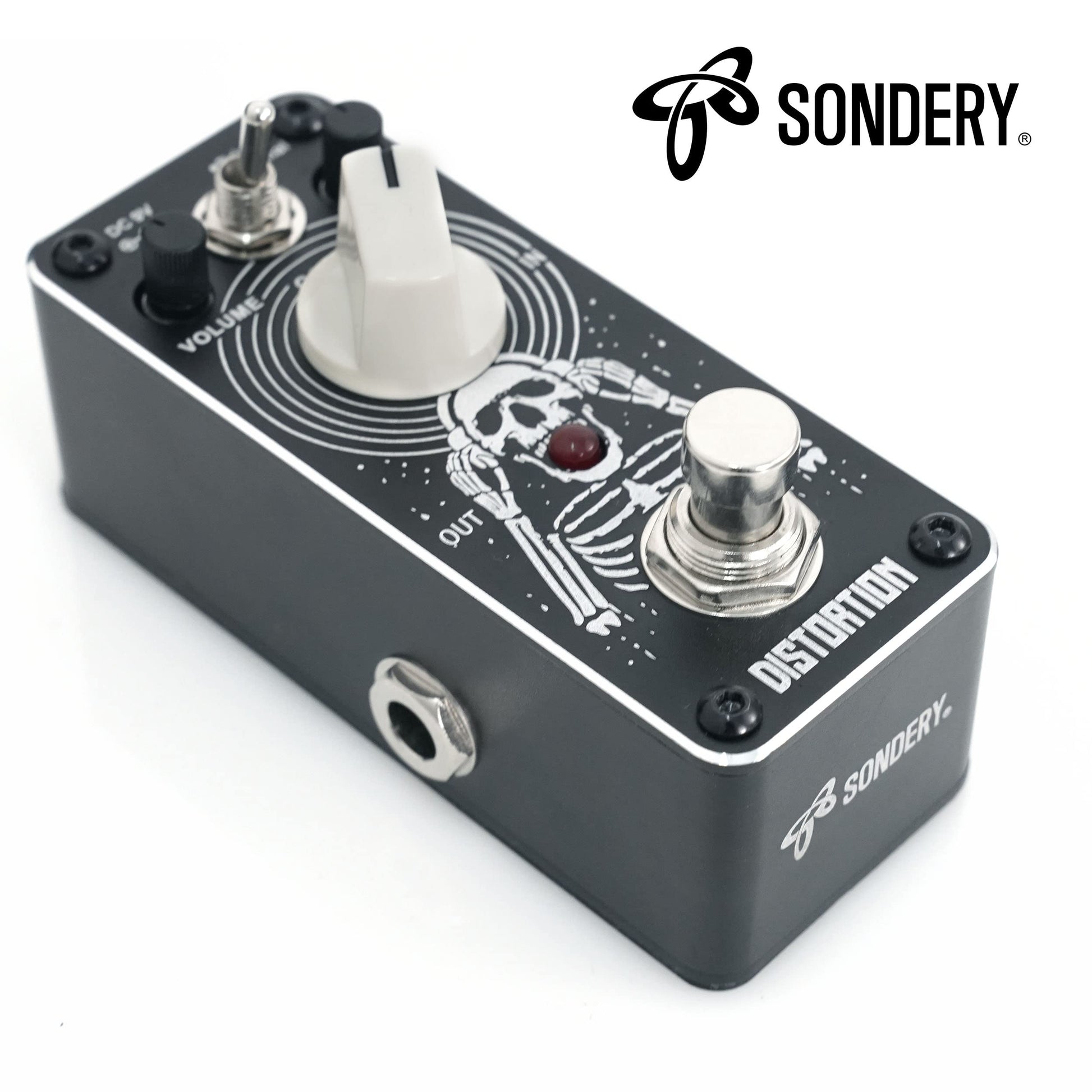 Pedal de Distorsión Sondery Brillante y Normal Sonido Clásico Británico años 70-80 para Guitarras Eléctricas