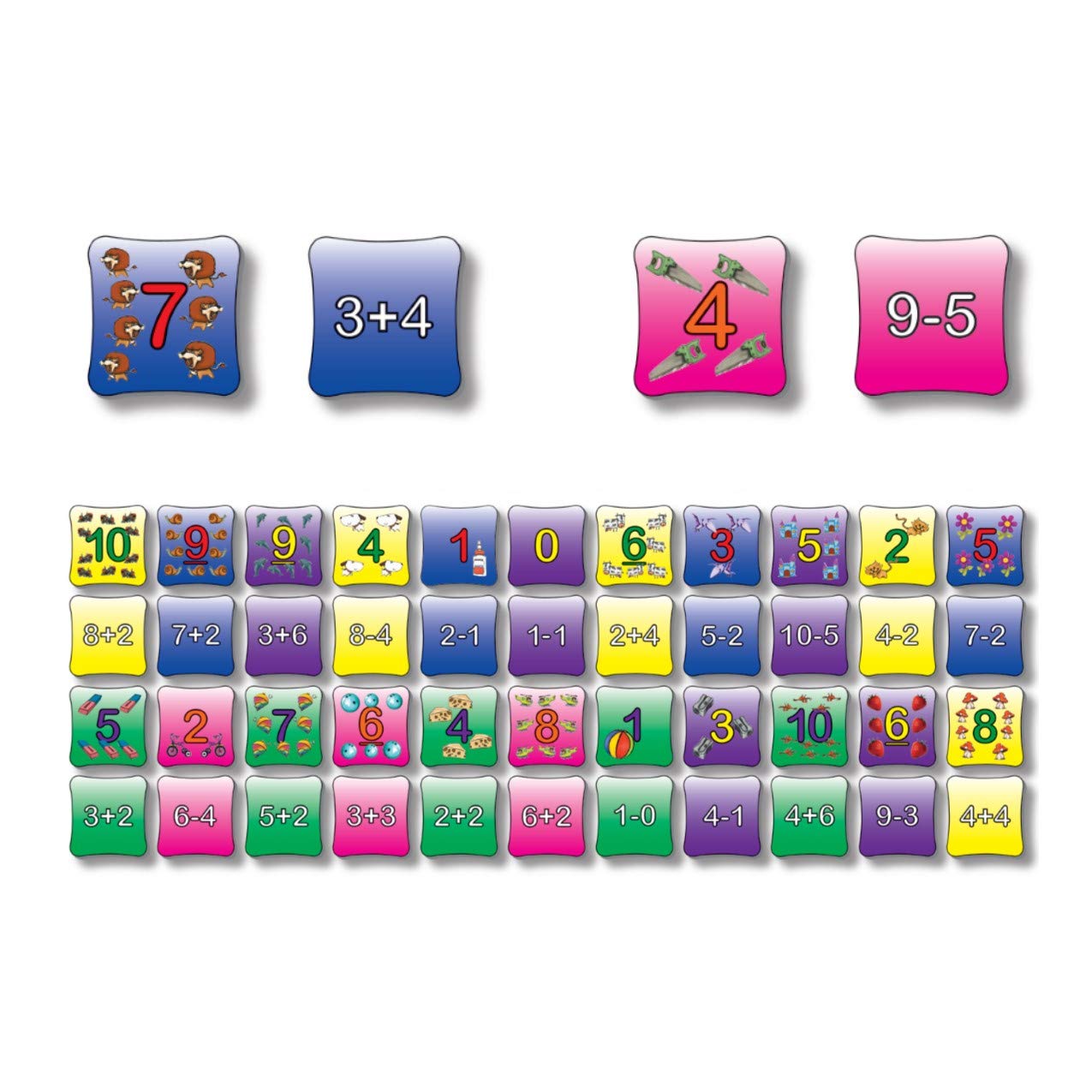 Juego Educativo de Matemáticas Totte Extra Grandes Infantiles Autocorregibles y Durables