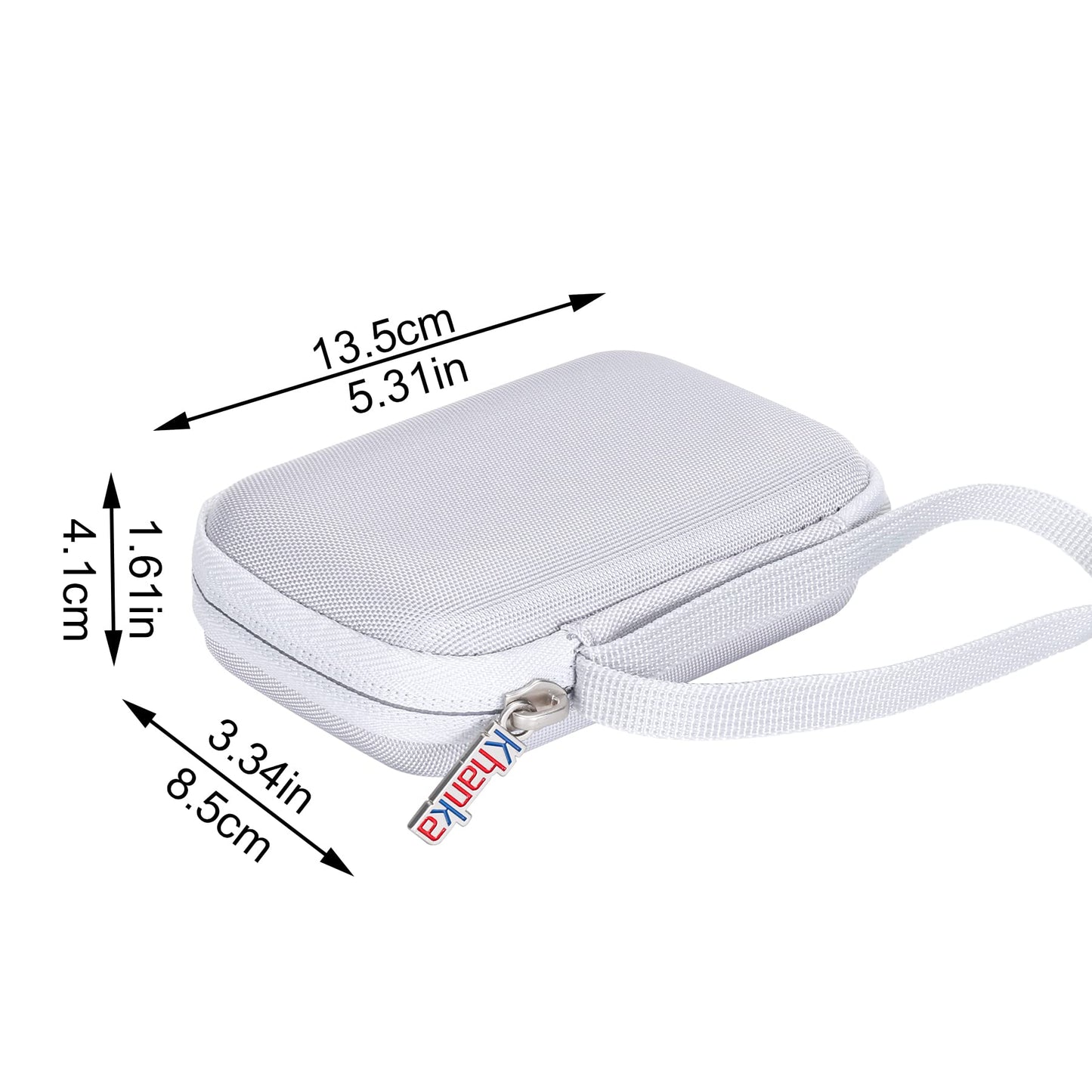Funda rígida de Viaje khanka Blanco Anker 621 622 633 MagGo Cargador portátil inalámbrico de 5000 mAh 10000 mAh