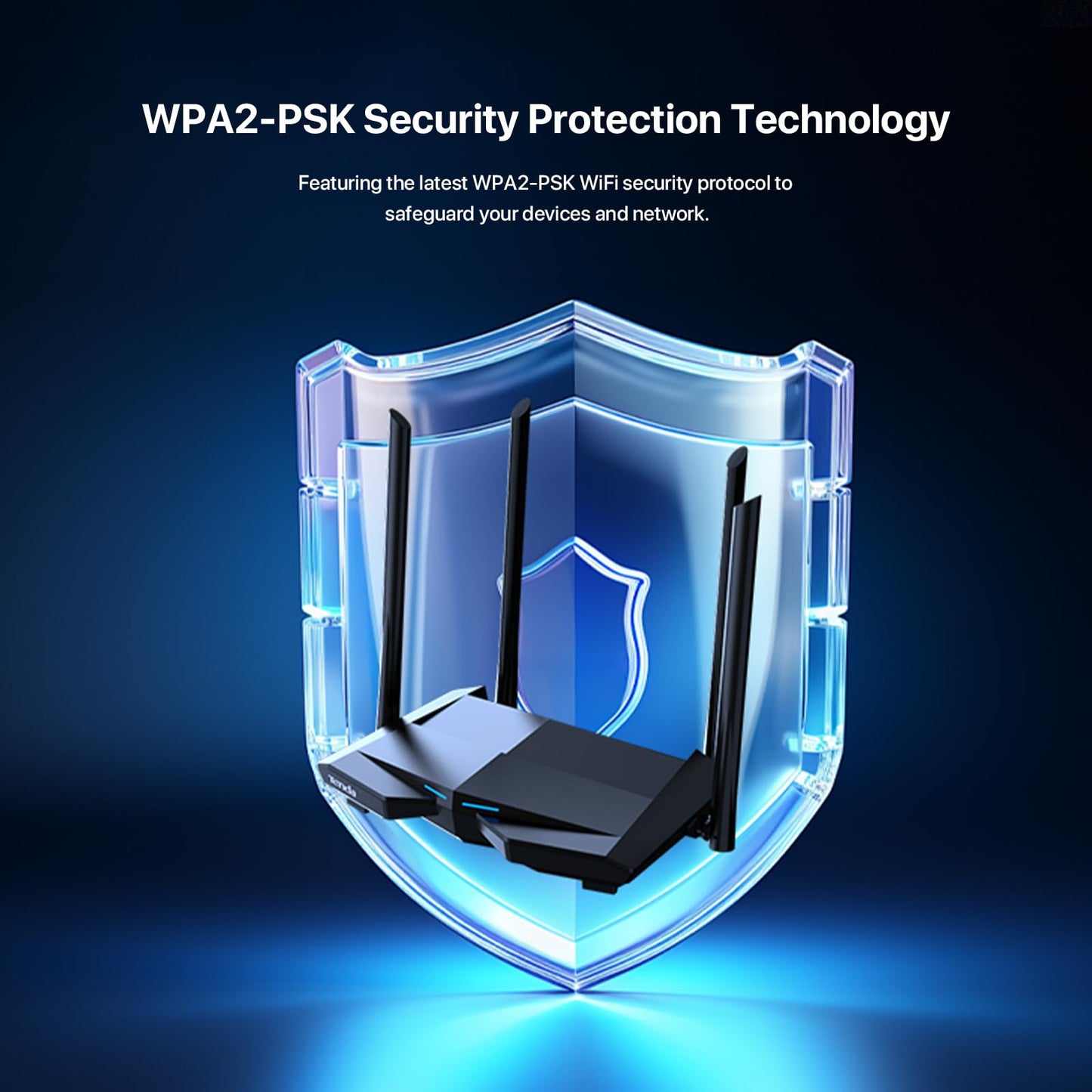 Router AC1200 Tenda 802.11 Dual Band 4 Antenas Mu-Mimo