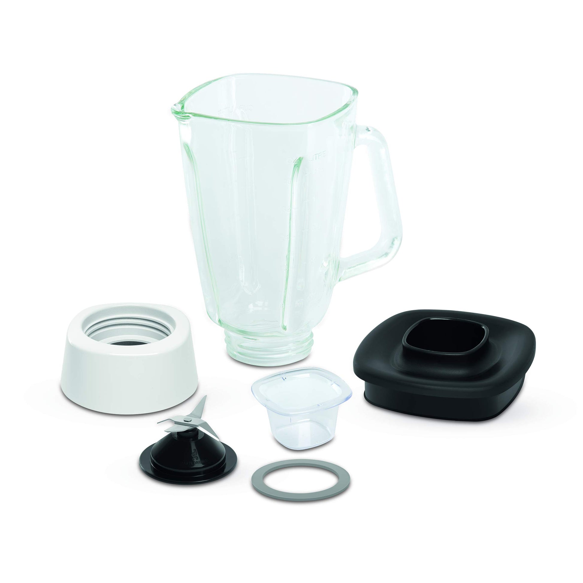 Licuadora T-Fal InfinyForce Azul con 12 Funciones y Vaso de Vidrio Termo Resistente