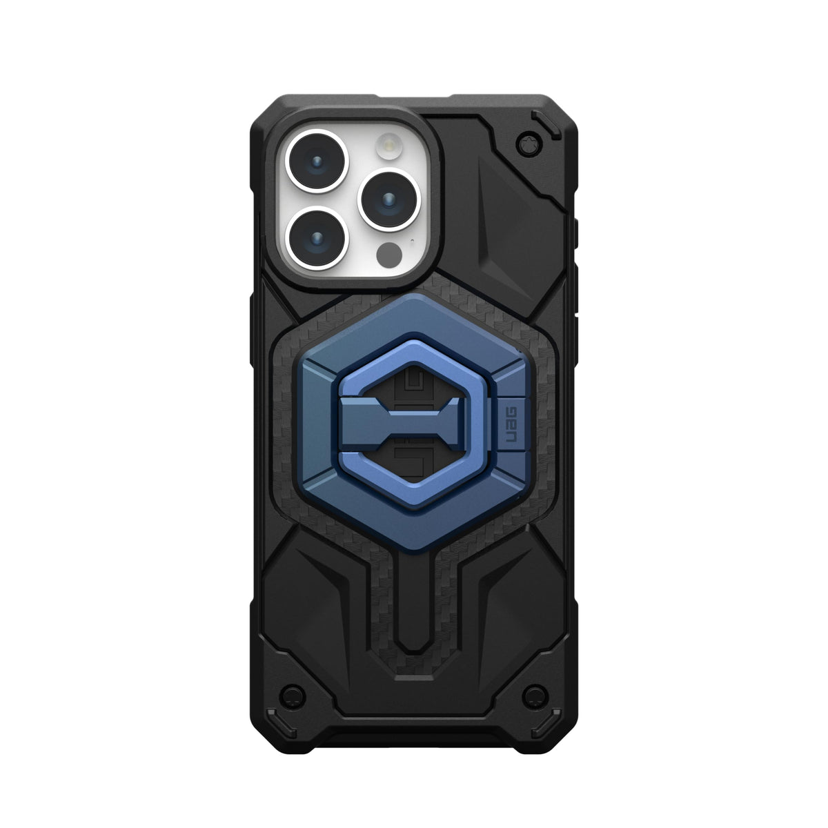 Soporte Magnético URBAN ARMOR GEAR UAG con Empuñadura y Anillo Metálico Extraíble Ajustable 360° Compatible con MagSafe